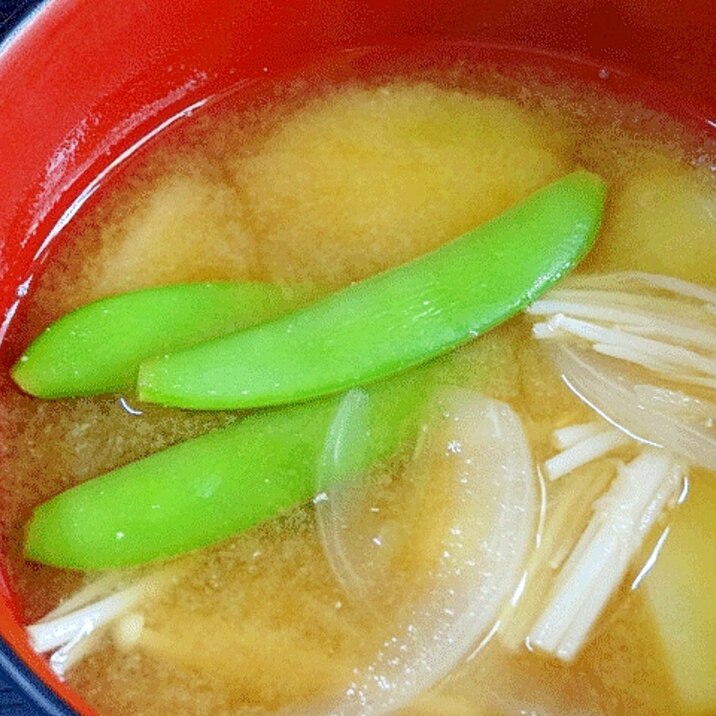 朝の栄養☆　「野菜いっぱいの味噌汁」
